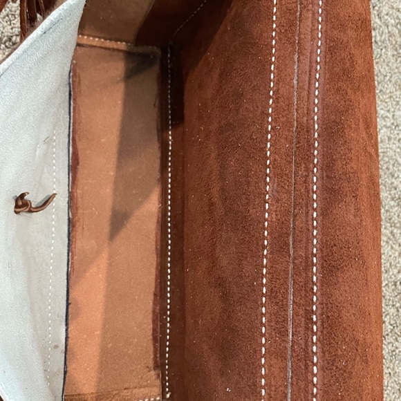 Custom Handmade Cowhide Fringe Purse - Picture 6 of 14